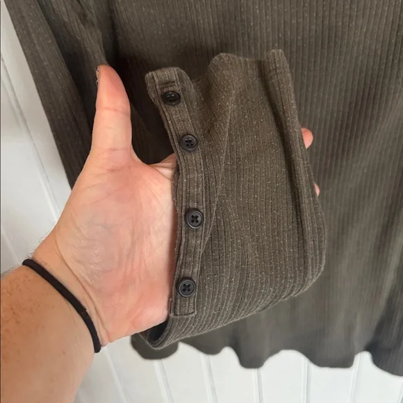 Maurices 24/7 Long Sleeve T-Shirt Olive Green Size XL - Picture 5 of 7